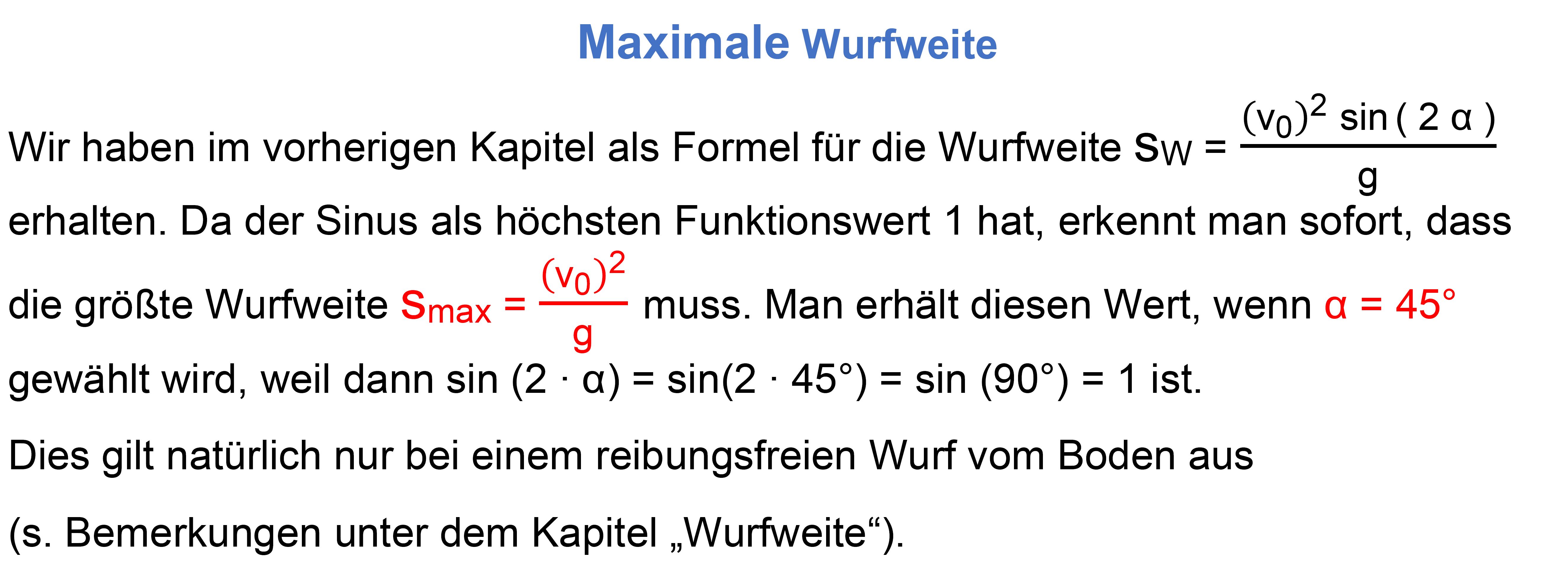 Extra Erg nzung Optimale Winkel F r Maximale Weite Extra Erg nzung Optimale Winkel F r Maximale Weite